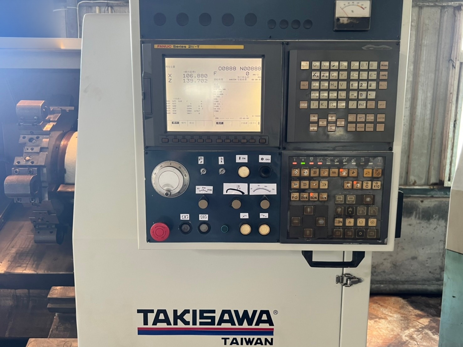 Takisawa EX-108 CNC Lathe photo 2