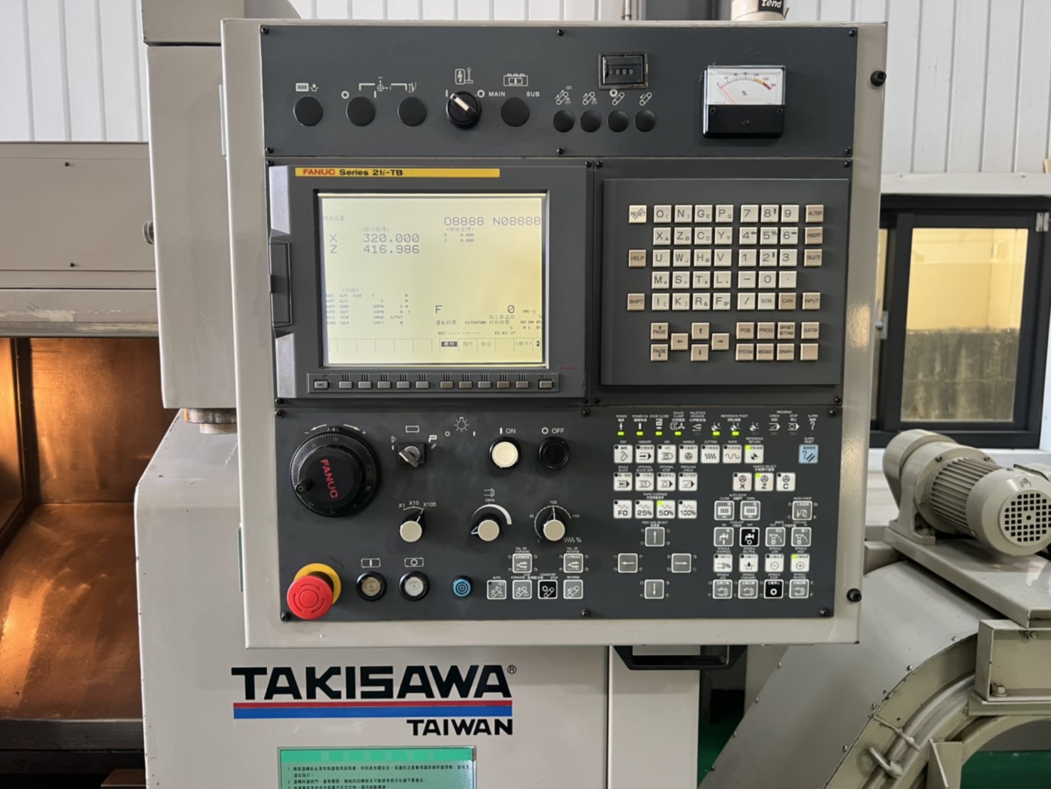 Takisawa HT-110 CNC Lathe photo 2